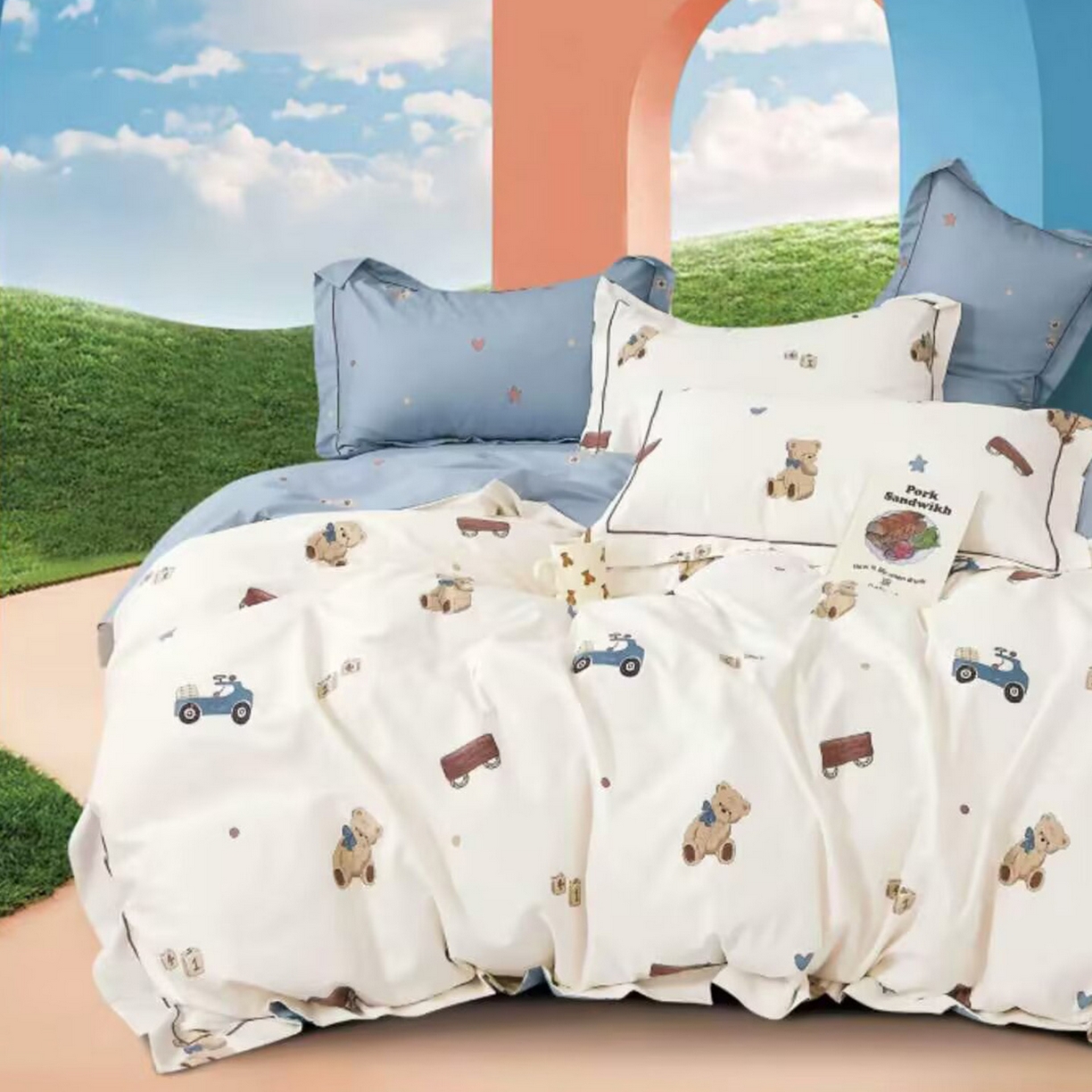 91家纺网 家纺一手货源 找家纺 （总）未来家居 2025新款三件套金凯丽13376