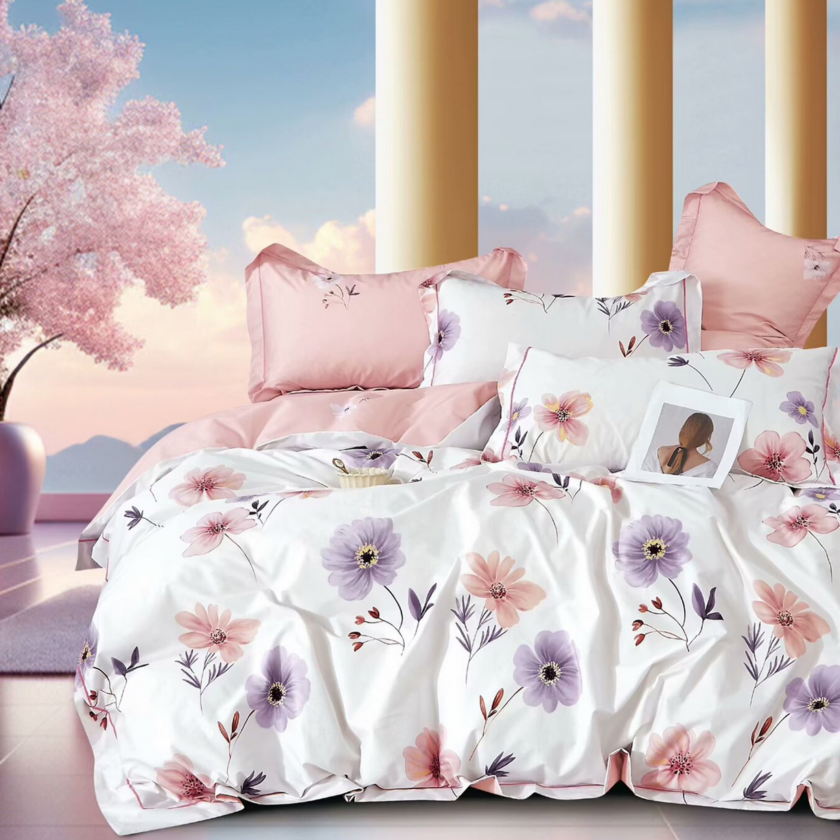 91家纺网 家纺一手货源 找家纺 （总）未来家居 2025新款三件套金凯丽13376