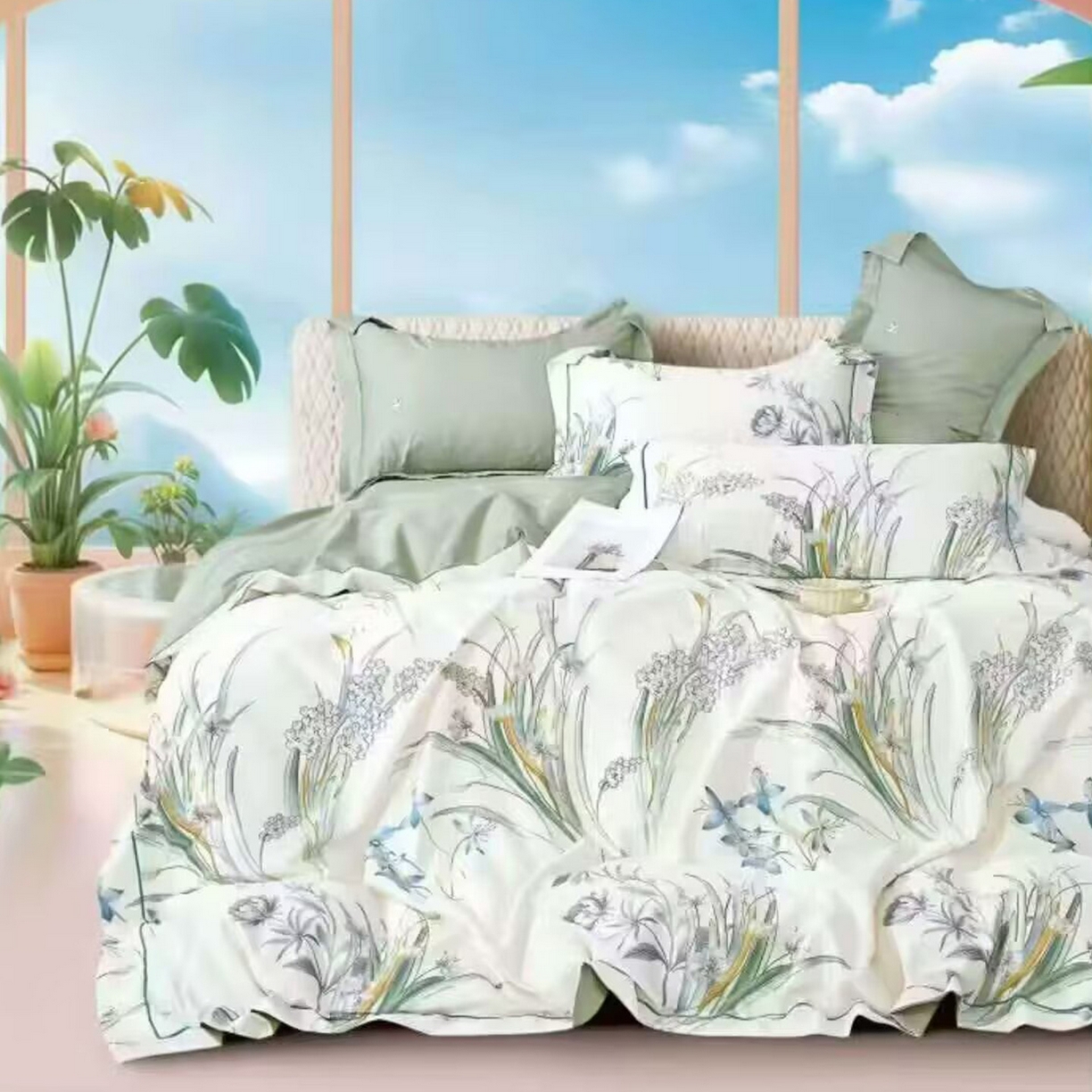 91家纺网 家纺一手货源 找家纺 （总）未来家居 2025新款三件套金凯丽13376