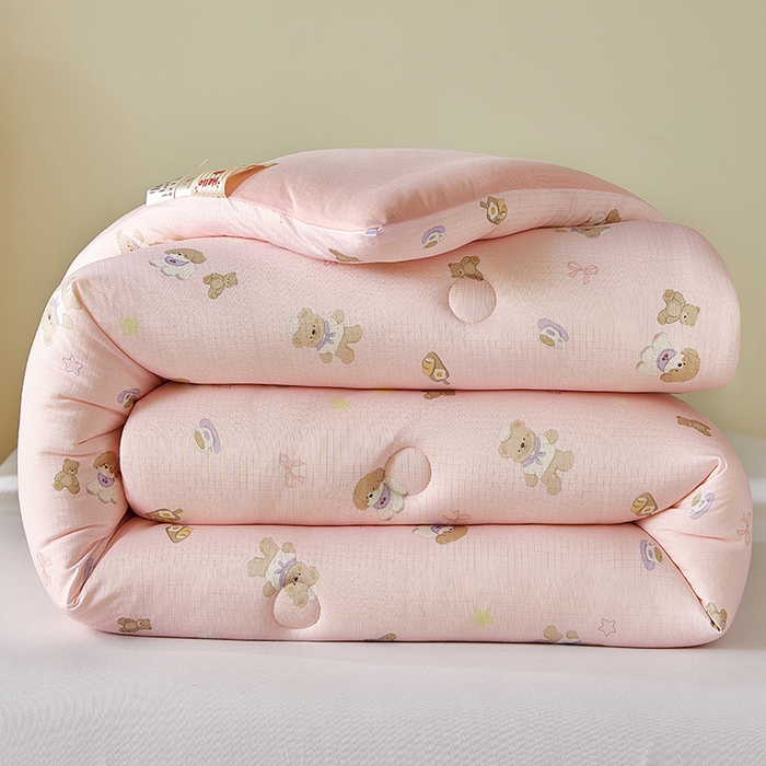 梦恬佳 2025新款软糯牛奶丝小提花针织棉冬被春秋被被子被芯 元气森林