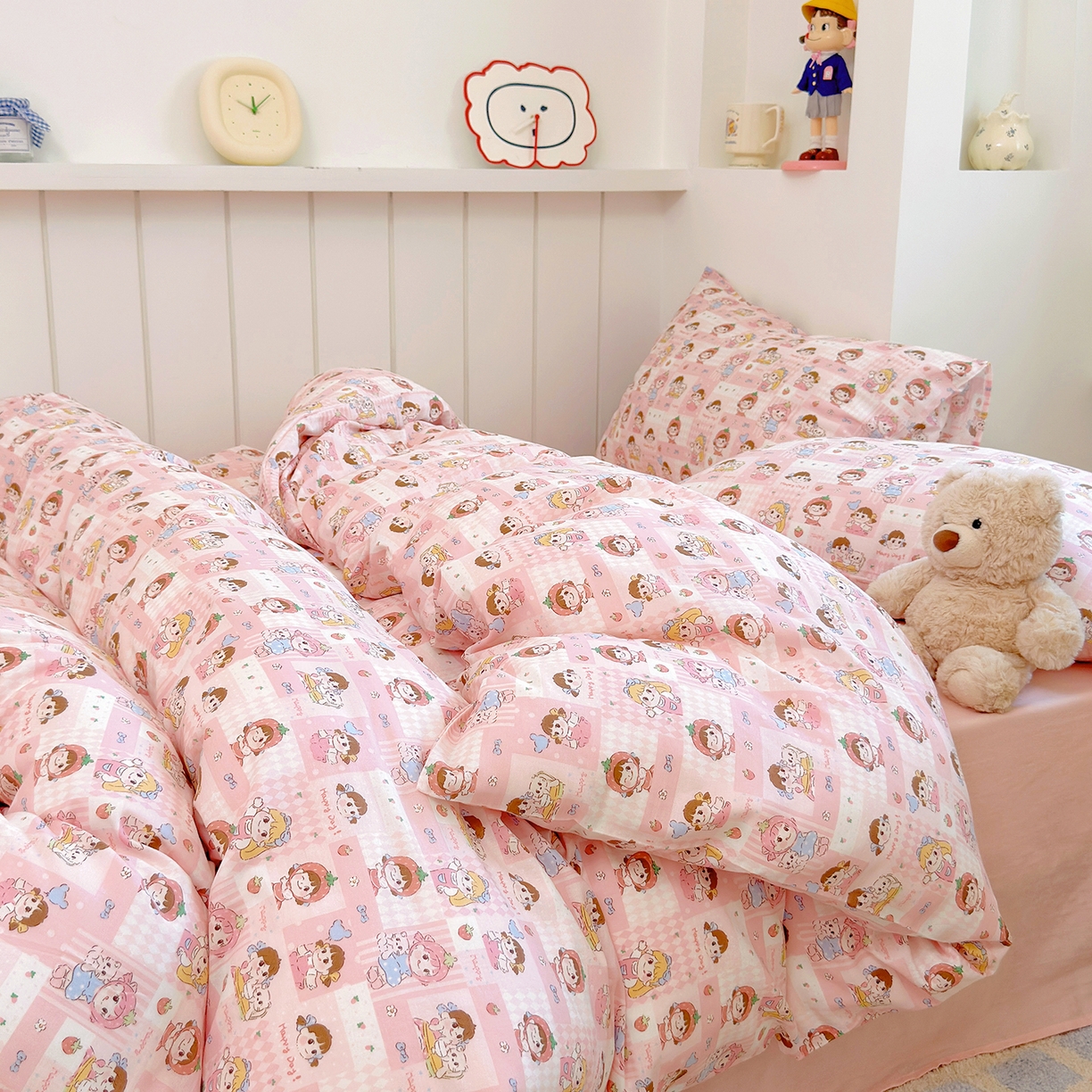 91家纺网 家纺一手货源 找家纺 （总）麦伦 2025年新品 --全棉有氧双层纱简约款系列