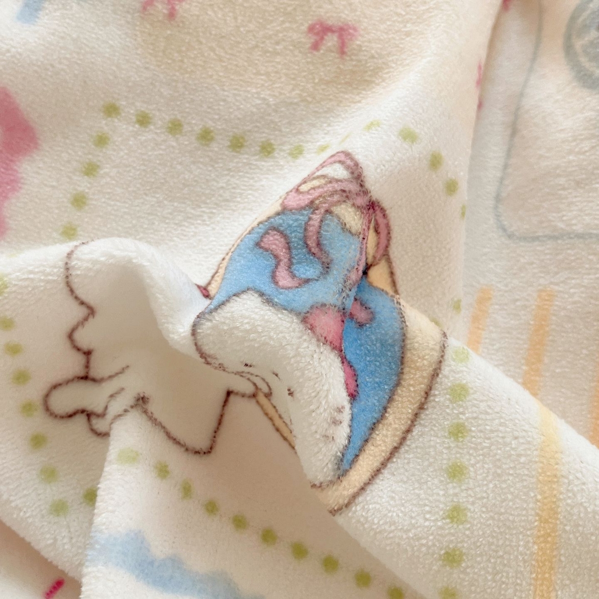 91家纺网 家纺一手货源 找家纺 金爱家 2025新款A类ins小清新少女奶油卡通可爱加厚牛奶绒四件套 绒-糖果屋