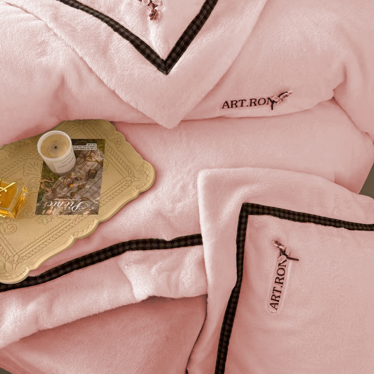 91家纺网 家纺一手货源 找家纺 （总）玖玖爱家纺 2025新款380克高克重大兔毛四件套