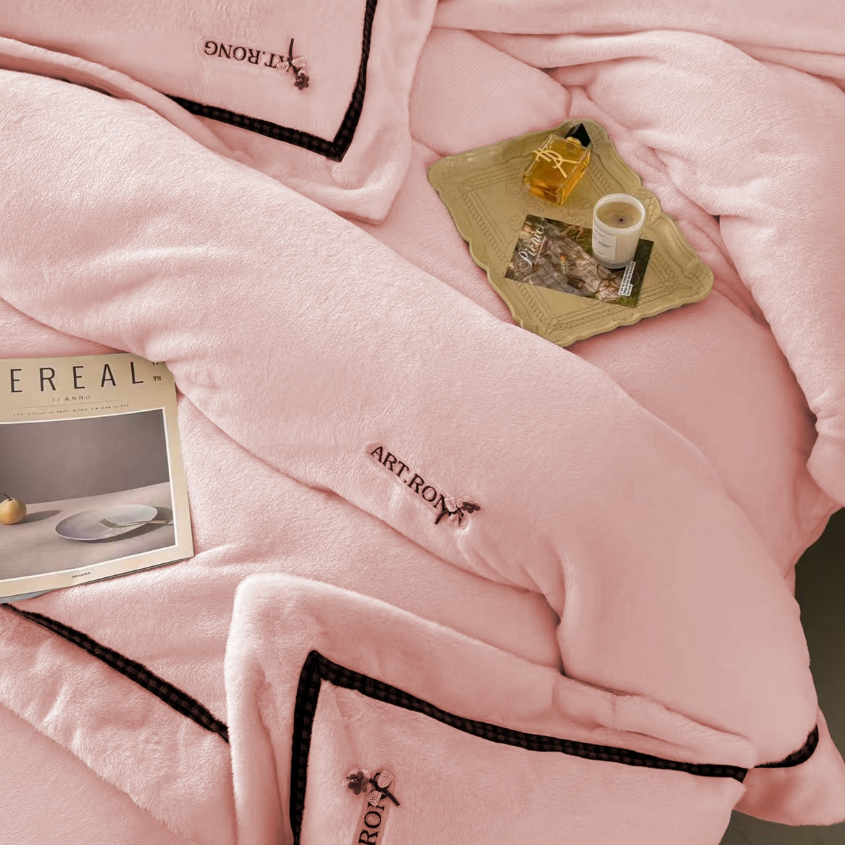 91家纺网 家纺一手货源 找家纺 （总）玖玖爱家纺 2025新款380克高克重大兔毛四件套