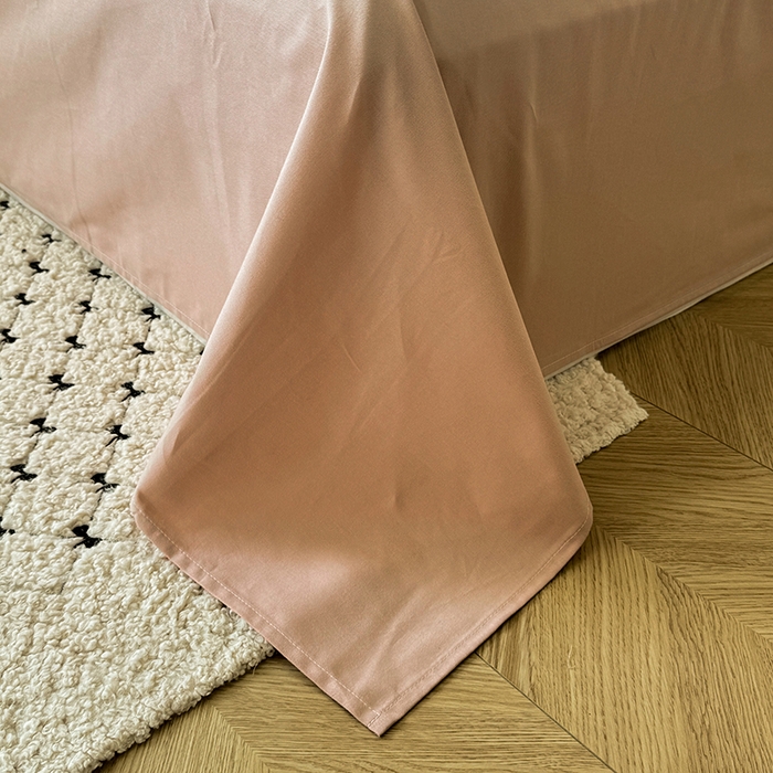 91家纺网 家纺一手货源 找家纺 千朵 2025新款全棉磨毛四件套 茵然咖