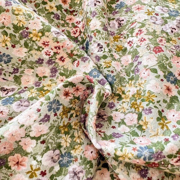 91家纺网 家纺一手货源 找家纺 千朵 2025新款全棉磨毛四件套 珍妮绿