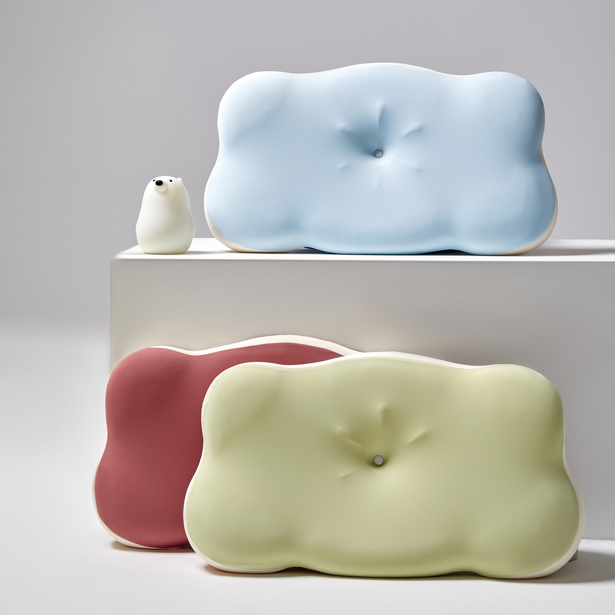 蔻眠 可水洗儿童学生记忆枕护颈枕护耳枕 主图