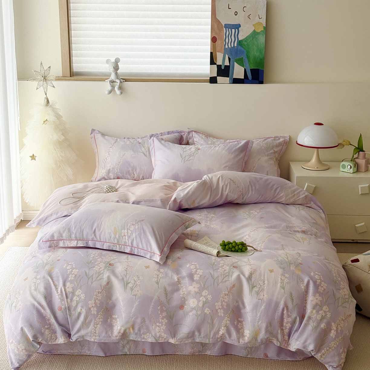 91家纺网 家纺一手货源 找家纺 （总）于果 2025新款全棉13070四件套10）