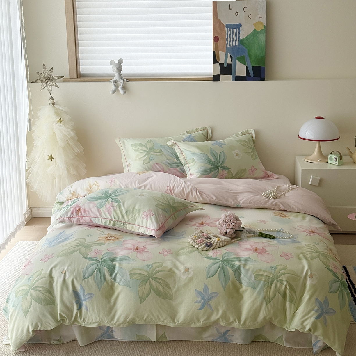 91家纺网 家纺一手货源 找家纺 （总）于果 2025新款全棉13070四件套10）