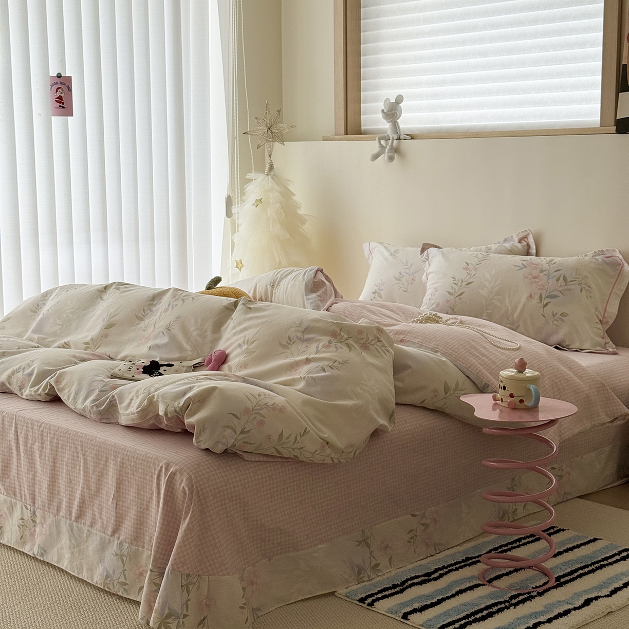 91家纺网 家纺一手货源 找家纺 于果 2025新款全棉13070四件套10） 拾柒花悸