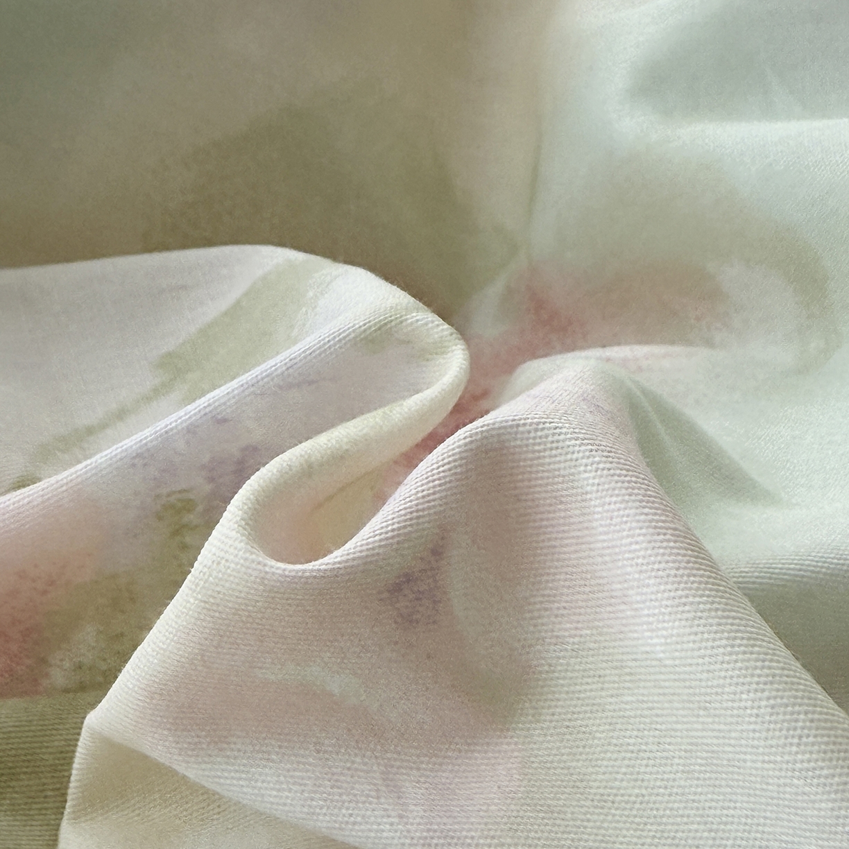 91家纺网 家纺一手货源 找家纺 于果 2025新款全棉13070四件套10） 薄荷玫瑰