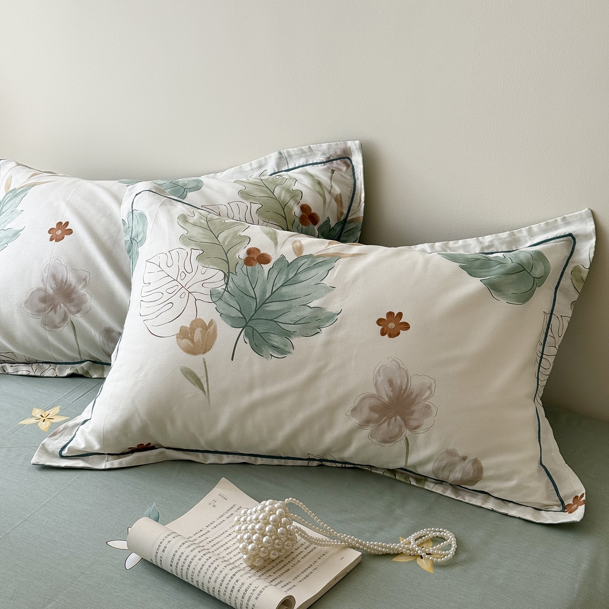 91家纺网 家纺一手货源 找家纺 于果 2025新款全棉13070四件套10） 晨枝摇