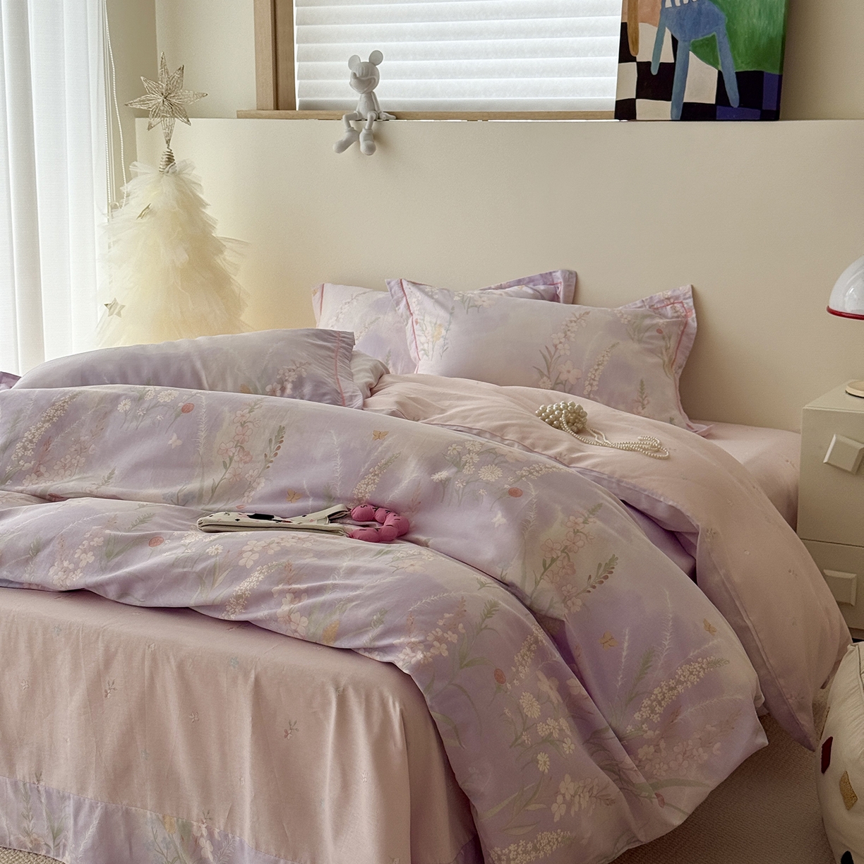 91家纺网 家纺一手货源 找家纺 于果 2025新款全棉13070四件套10） 普罗旺斯