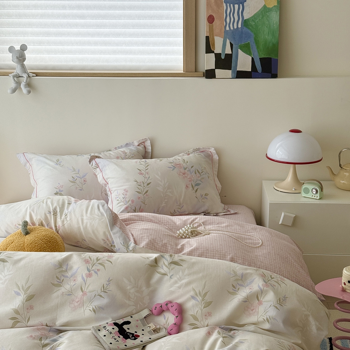 91家纺网 家纺一手货源 找家纺 于果 2025新款全棉13070四件套10） 拾柒花悸