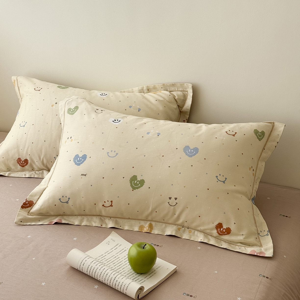 91家纺网 家纺一手货源 找家纺 于果 2025新款全棉13070四件套10） 温暖笑脸