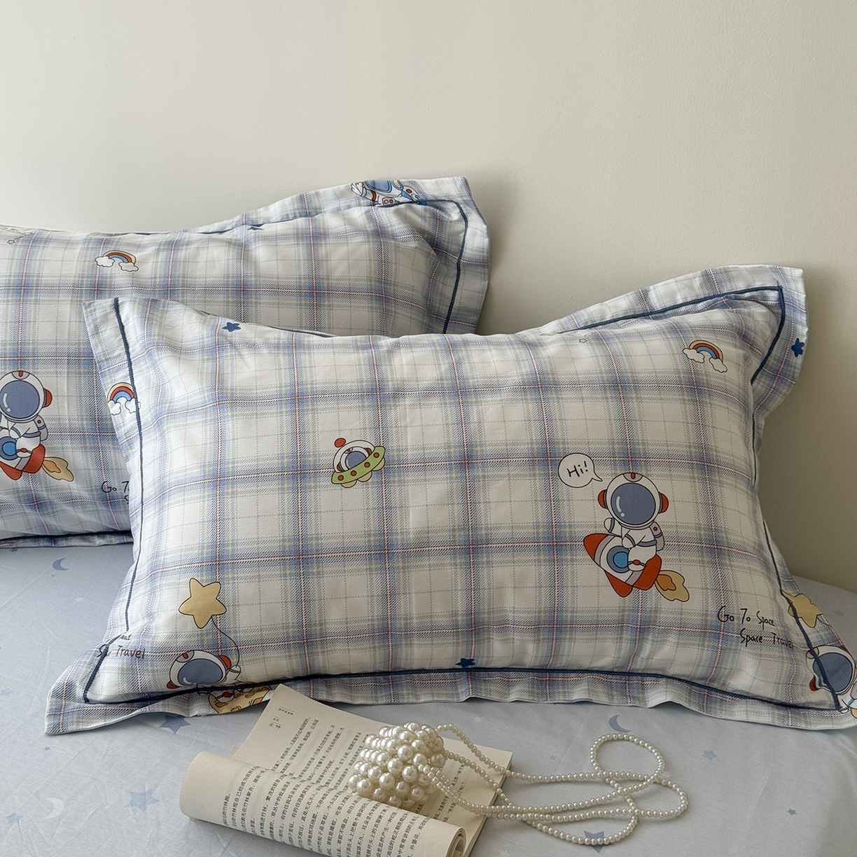 91家纺网 家纺一手货源 找家纺 于果 2025新款全棉13070四件套10） 宇航星梦