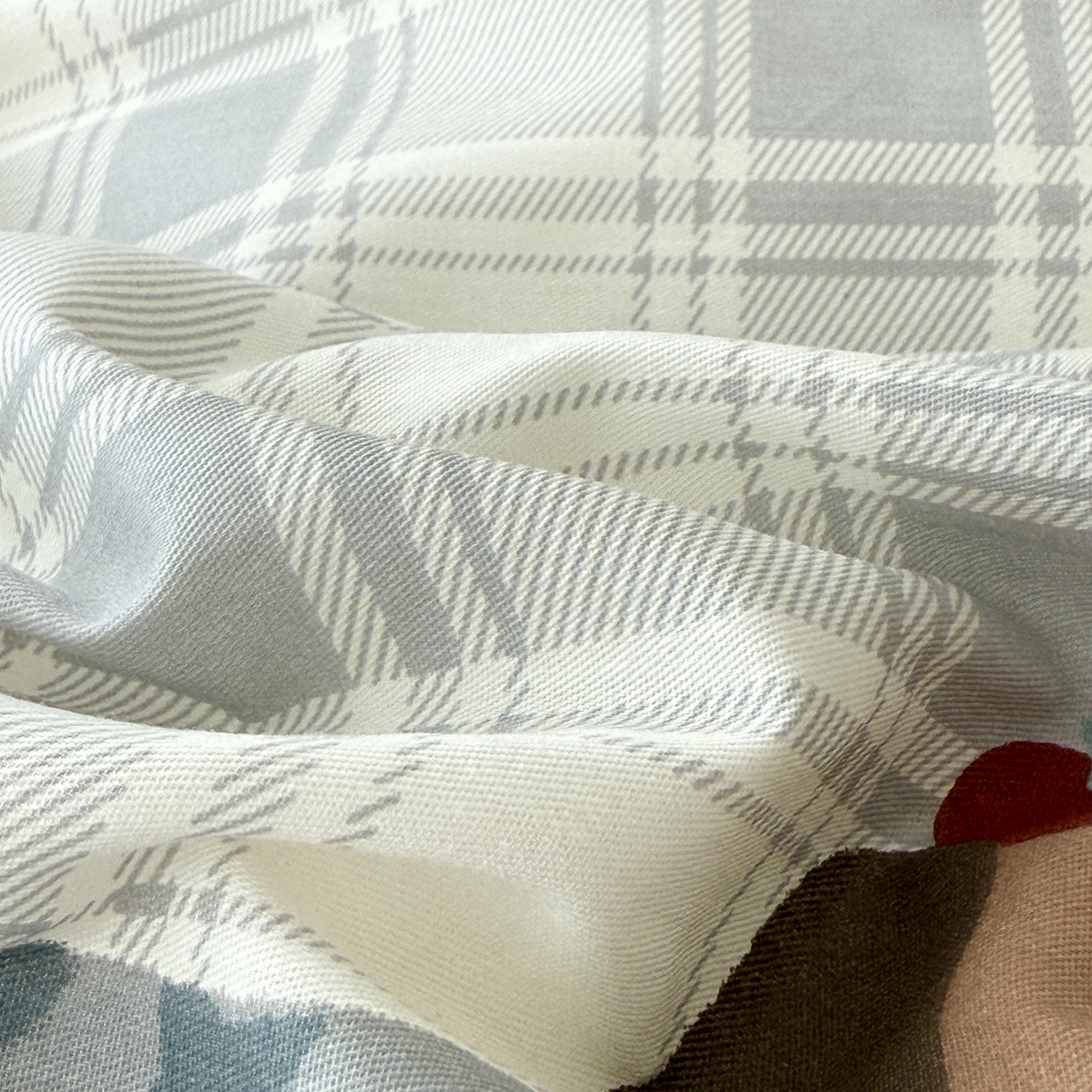 91家纺网 家纺一手货源 找家纺 于果 2025新款全棉13070四件套10） 汪星格子派