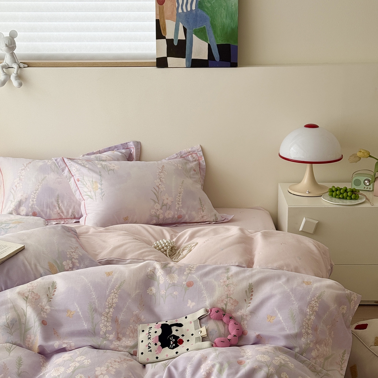 91家纺网 家纺一手货源 找家纺 于果 2025新款全棉13070四件套10） 普罗旺斯