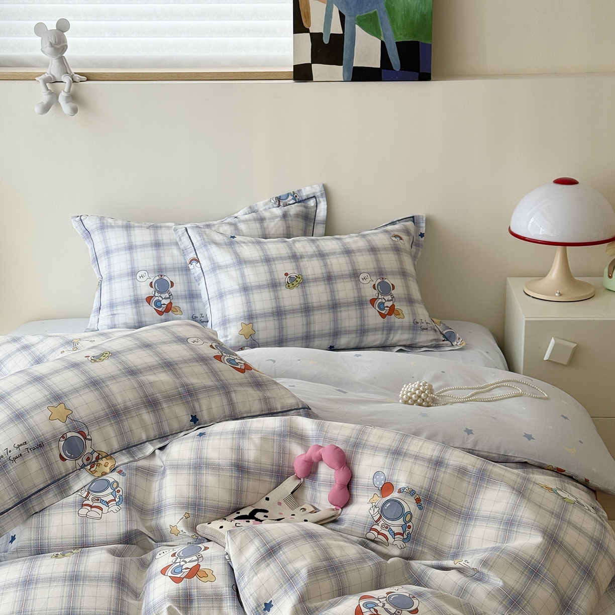 91家纺网 家纺一手货源 找家纺 于果 2025新款全棉13070四件套10） 宇航星梦