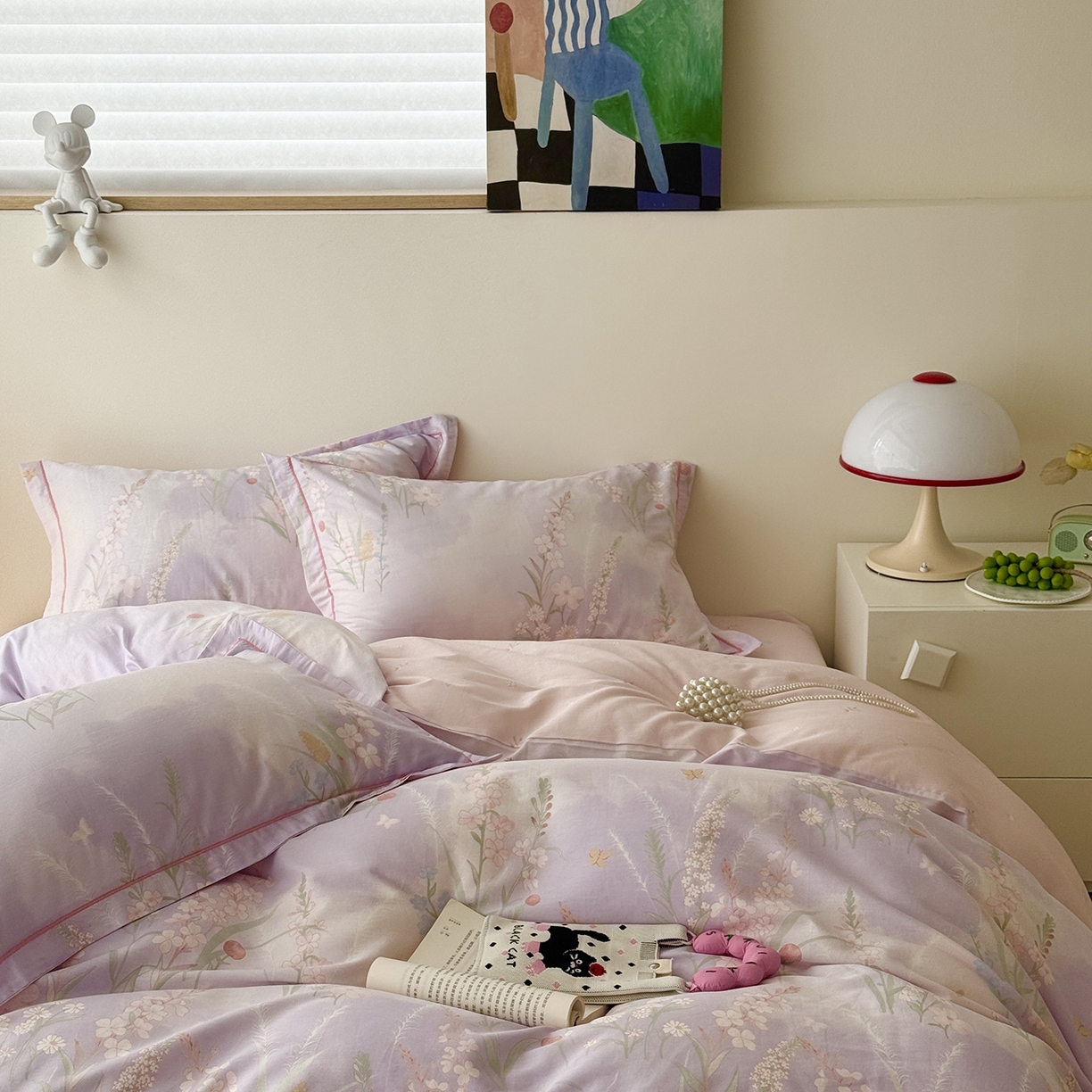 91家纺网 家纺一手货源 找家纺 于果 2025新款全棉13070四件套10） 普罗旺斯