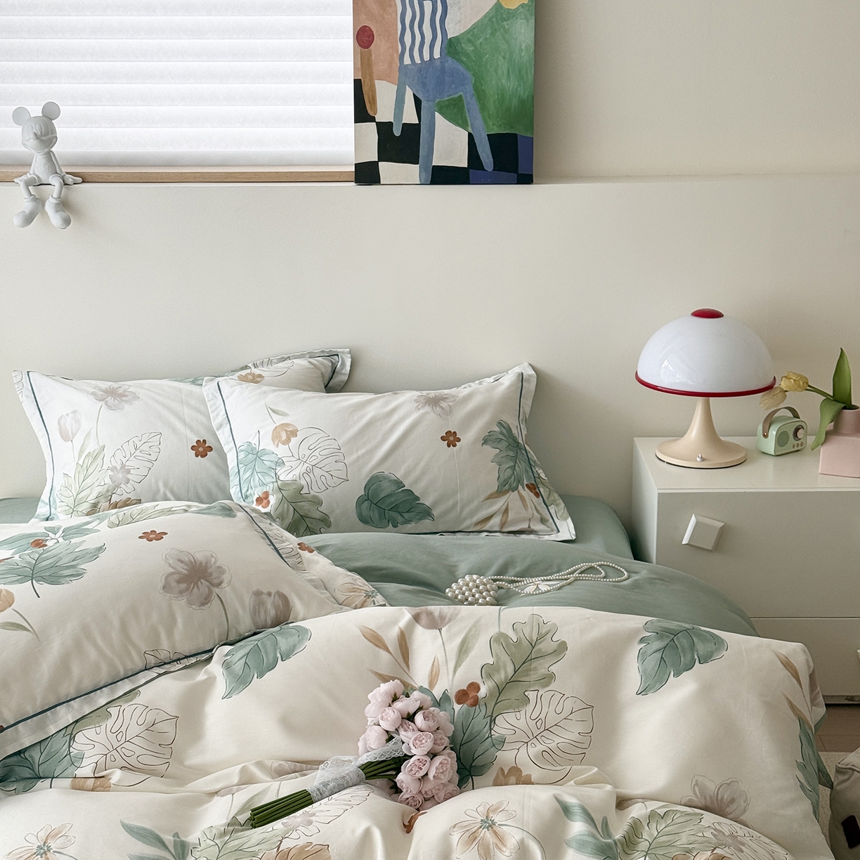 91家纺网 家纺一手货源 找家纺 于果 2025新款全棉13070四件套10） 晨枝摇