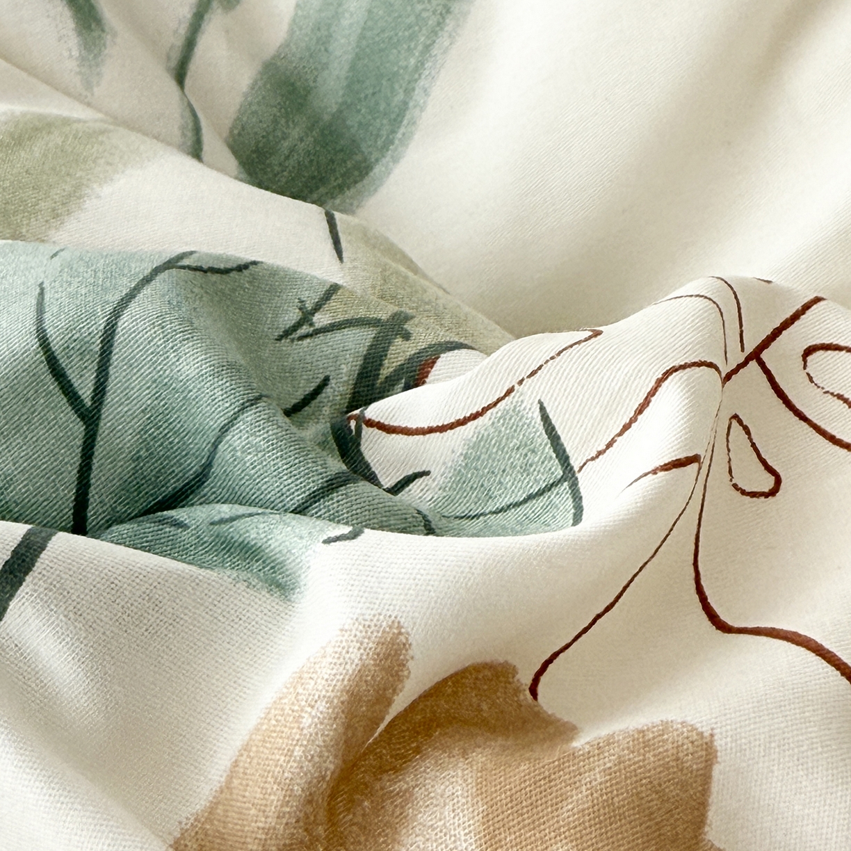 91家纺网 家纺一手货源 找家纺 于果 2025新款全棉13070四件套10） 晨枝摇