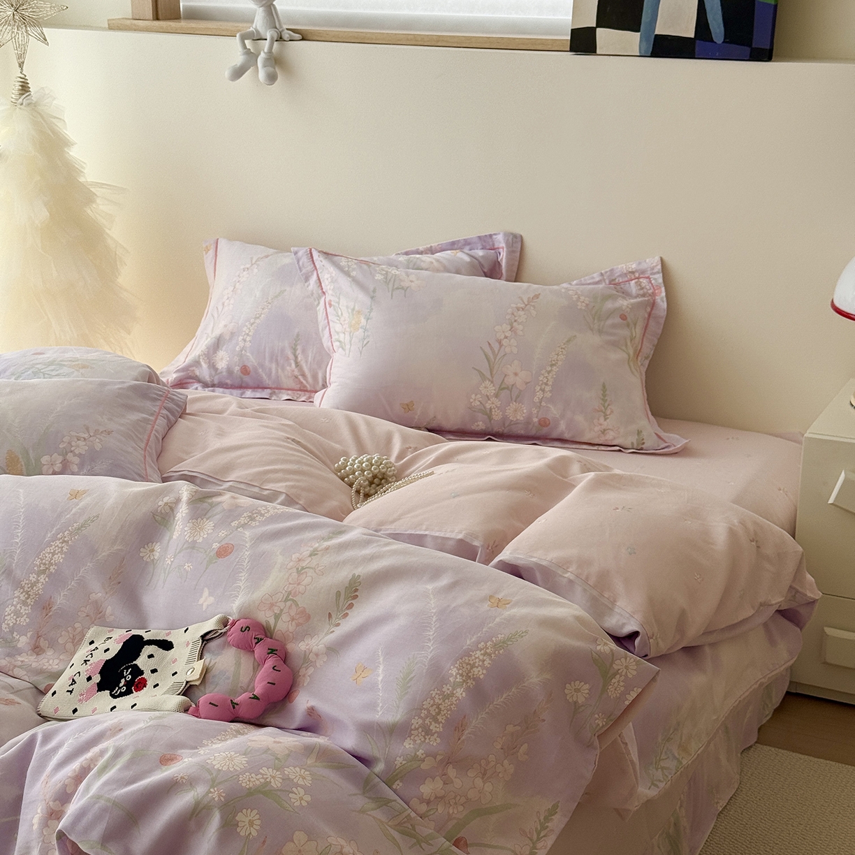 91家纺网 家纺一手货源 找家纺 于果 2025新款全棉13070四件套10） 普罗旺斯