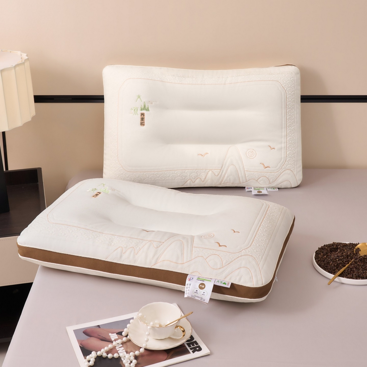 91家纺网 家纺一手货源 找家纺 （总）晚儿 2025新款大凉山荞麦枕头枕芯