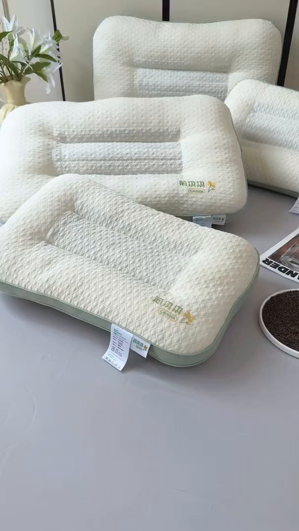 91家纺网 家纺一手货源 找家纺 （总）晚儿 2025新款芯决决针织棉决明子护颈枕头枕芯