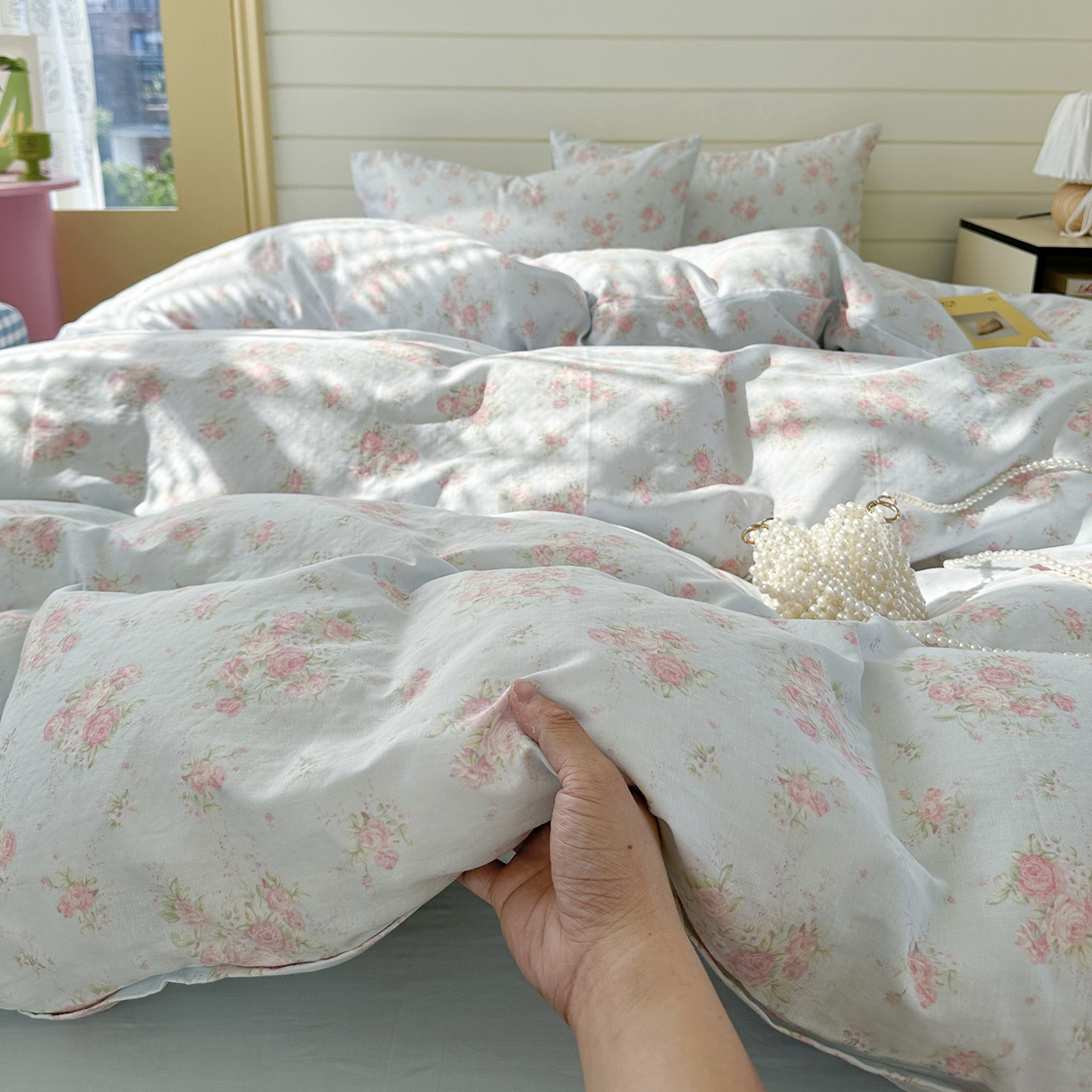 91家纺网 家纺一手货源 找家纺 麦伦 2025年新品 --全棉有氧双层纱简约款系列 兰溪