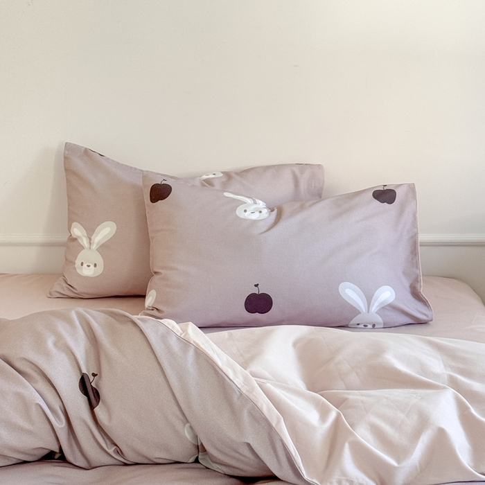 91家纺网 家纺一手货源 找家纺 （总）窝米 2025新款全棉纯棉火山磨毛卡通系列四件套-第二组