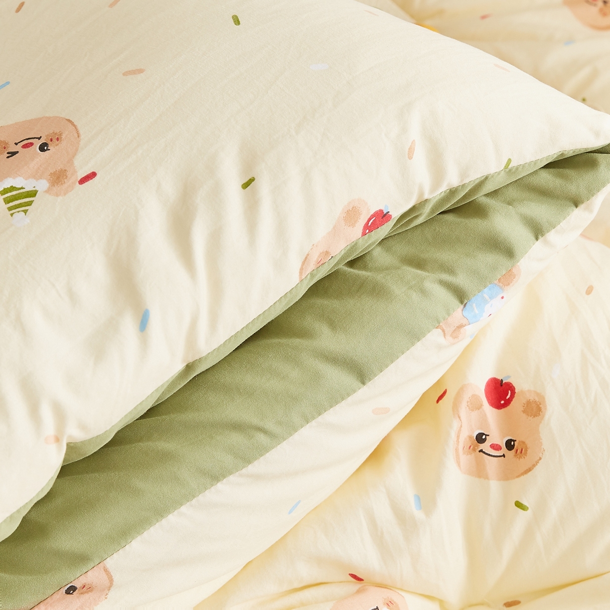 91家纺网 家纺一手货源 找家纺 湘之帛 2025新款A类云朵棉超柔抗菌冬被被子被芯 蛋糕熊熊