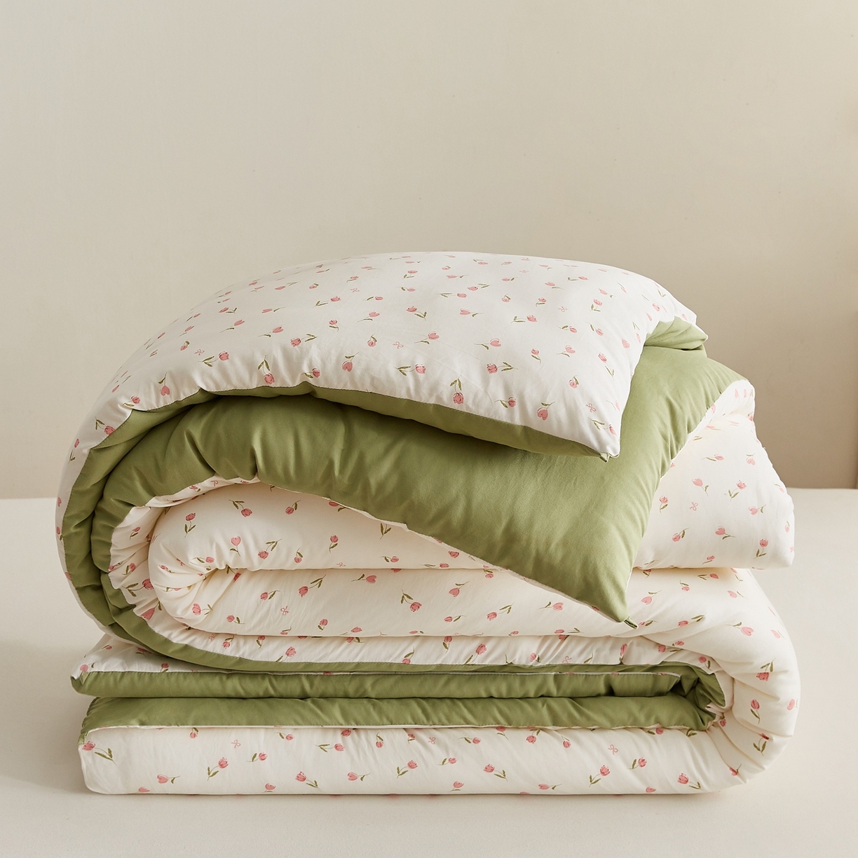 91家纺网 家纺一手货源 找家纺 湘之帛 2025新款A类云朵棉超柔抗菌冬被被子被芯 冬日玫瑰