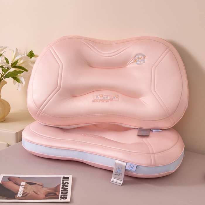 91家纺网 家纺一手货源 找家纺 （总）芯奇想 2025新款硅胶护颈枕 spa枕芯枕头