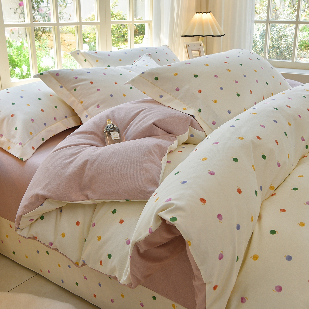 91家纺网 家纺一手货源 找家纺 （总）董成龙家纺 2025新款全棉磨毛数码印花四件套