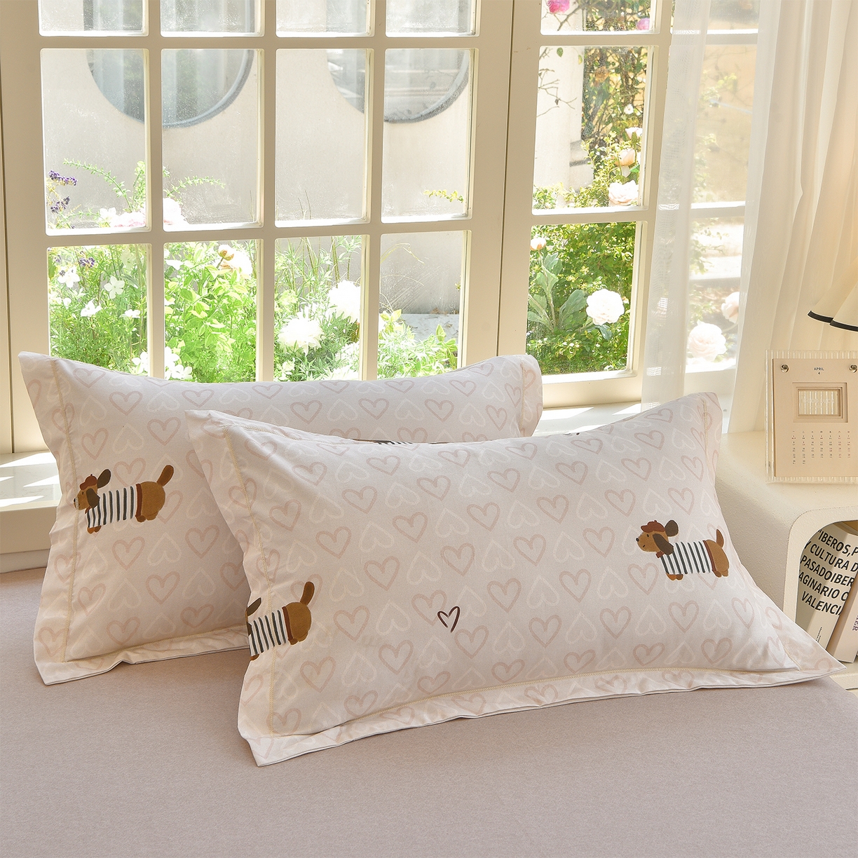 91家纺网 家纺一手货源 找家纺 董成龙家纺 2025新款全棉磨毛数码印花四件套 旺趣-米