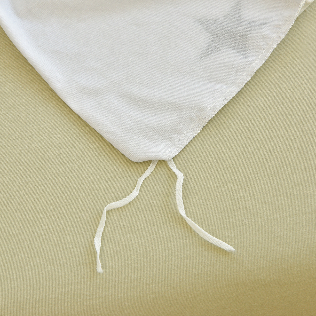 91家纺网 家纺一手货源 找家纺 董成龙家纺 2025新款全棉磨毛数码印花四件套 星采-绿