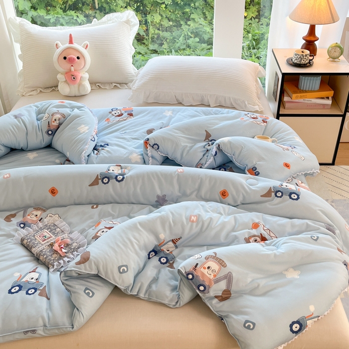 91家纺网 家纺一手货源 找家纺 (总)大彩家居可水洗针织棉夏被子被芯春秋被冬被空调被夏凉被