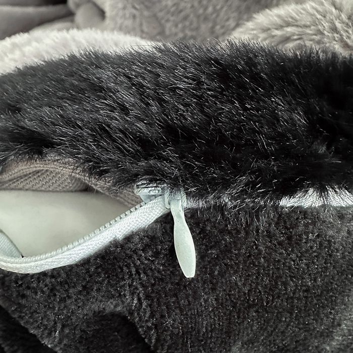 91家纺网 家纺一手货源 找家纺 2025兔毛包边贴布绣花牛奶绒四件套蝶恋 蝶恋-灰