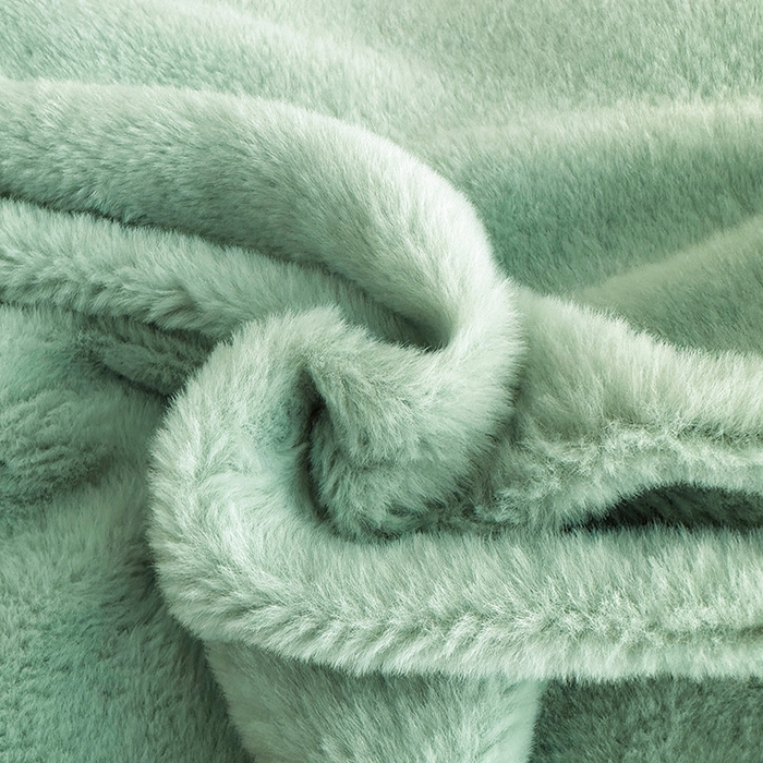 91家纺网 家纺一手货源 找家纺 2025兔毛包边贴布绣花牛奶绒四件套蝶恋 蝶恋-绿