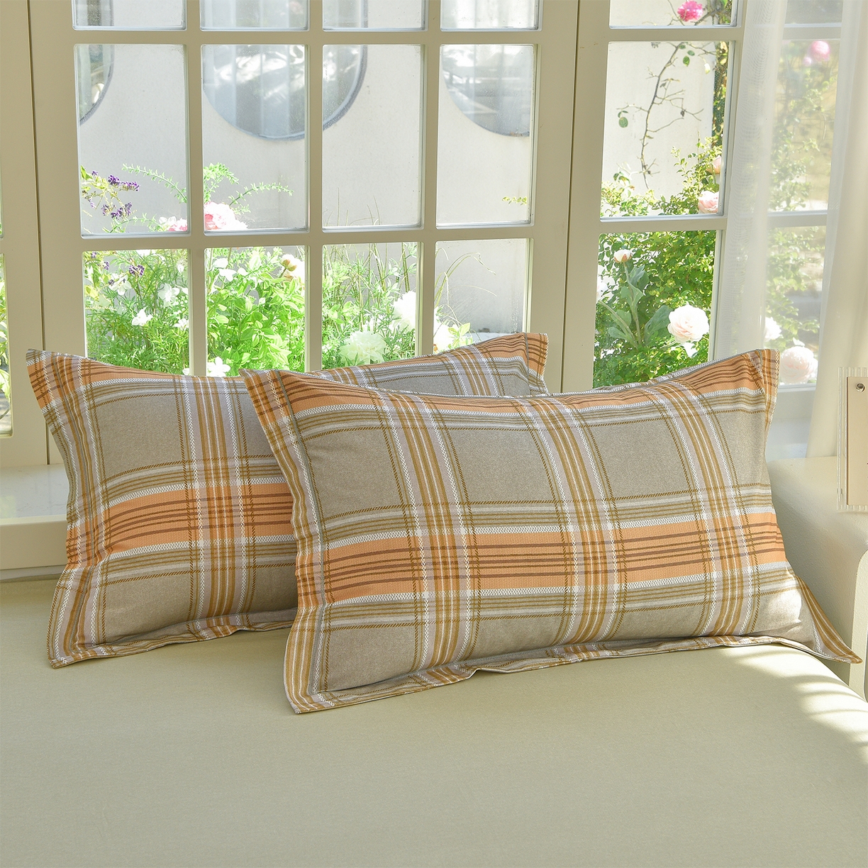 91家纺网 家纺一手货源 找家纺 董成龙家纺 2025新款全棉磨毛数码印花四件套 理所-黄