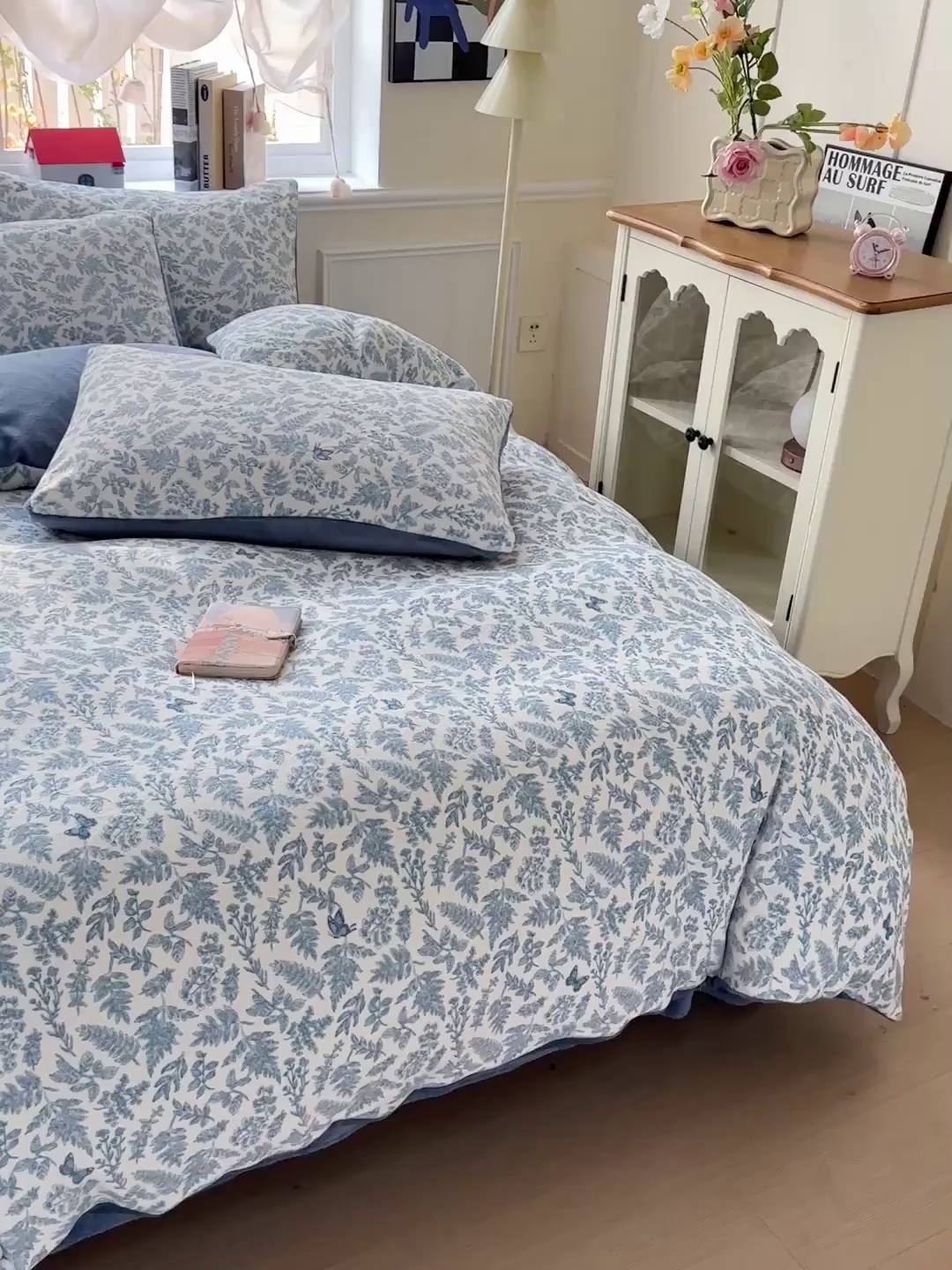 91家纺网 家纺一手货源 找家纺 水木坊 2025新款A加厚牛奶绒印花四件套-含买家秀 风沙沙