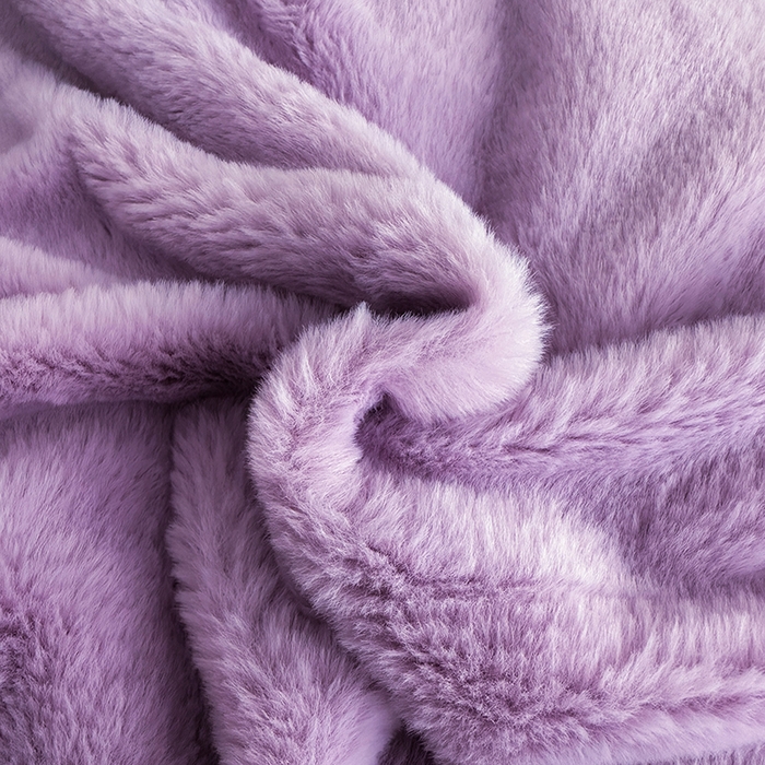 91家纺网 家纺一手货源 找家纺 2025兔毛包边贴布绣花牛奶绒四件套蝶恋 蝶恋-紫