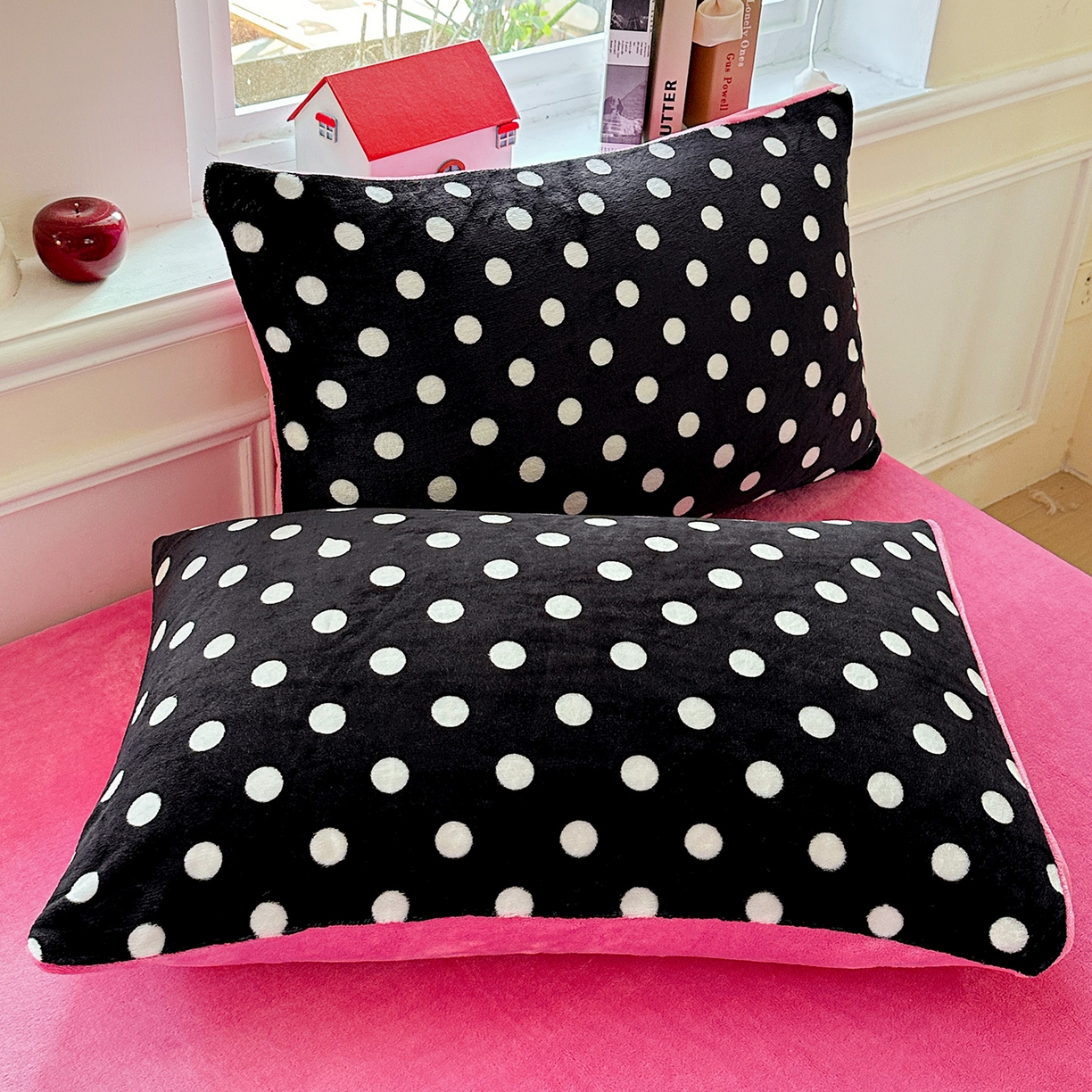 91家纺网 家纺一手货源 找家纺 水木坊 2025新款A加厚牛奶绒印花四件套-含买家秀 黑珍珠