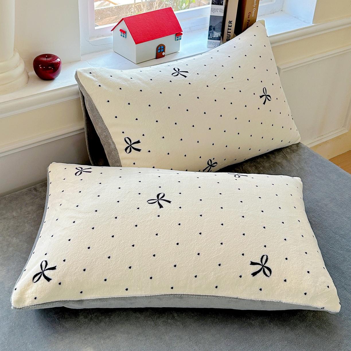 91家纺网 家纺一手货源 找家纺 水木坊 2025新款A加厚牛奶绒印花四件套-含买家秀 蝴蝶点点心