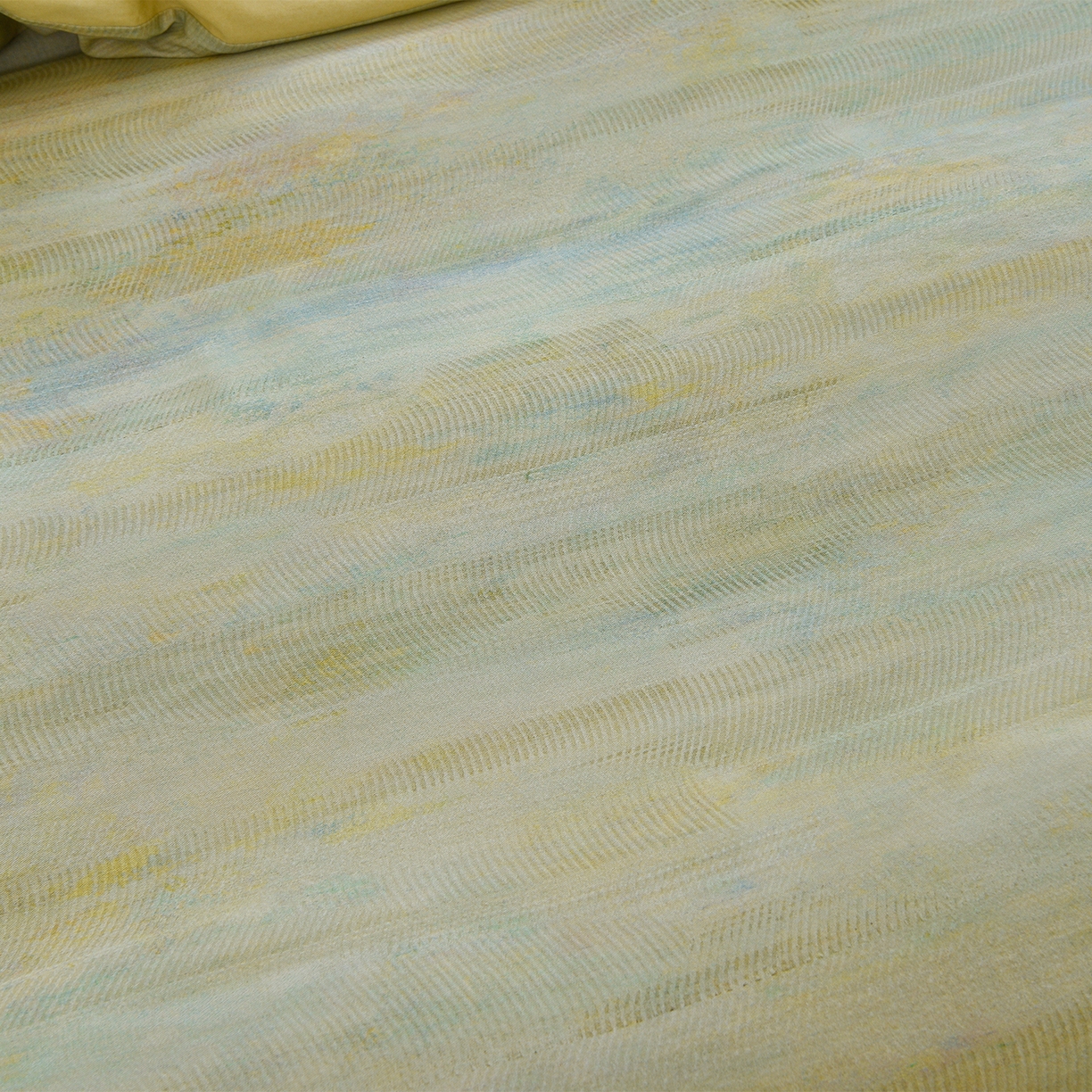 91家纺网 家纺一手货源 找家纺 董成龙家纺 2025新款全棉磨毛数码印花四件套 华尔兹-绿