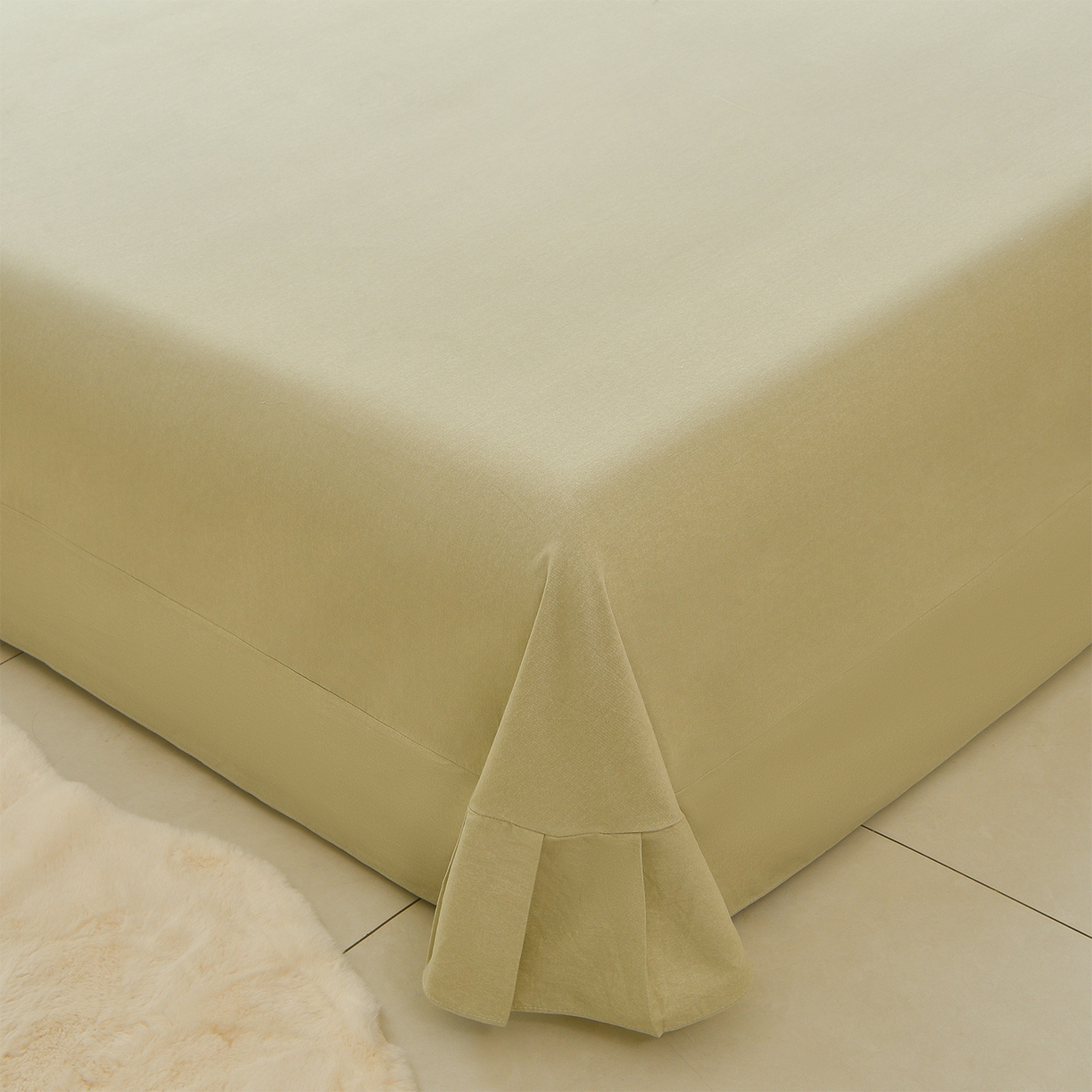 91家纺网 家纺一手货源 找家纺 董成龙家纺 2025新款全棉磨毛数码印花四件套 嬉秋集-灰