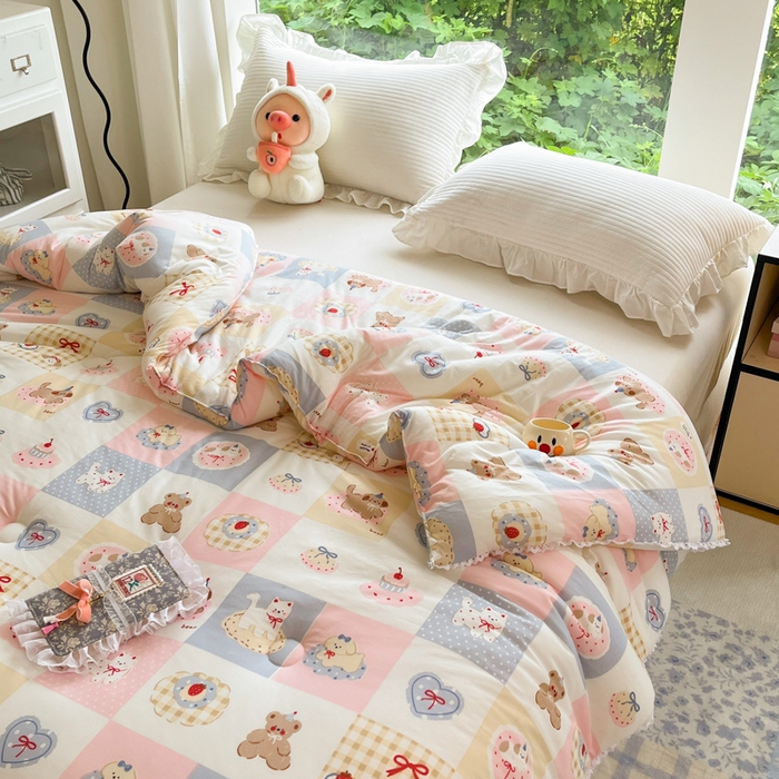 91家纺网 家纺一手货源 找家纺 (总)大彩家居可水洗针织棉夏被子被芯春秋被冬被空调被夏凉被