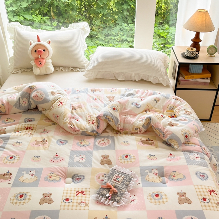 91家纺网 家纺一手货源 找家纺 (总)大彩家居可水洗针织棉夏被子被芯春秋被冬被空调被夏凉被