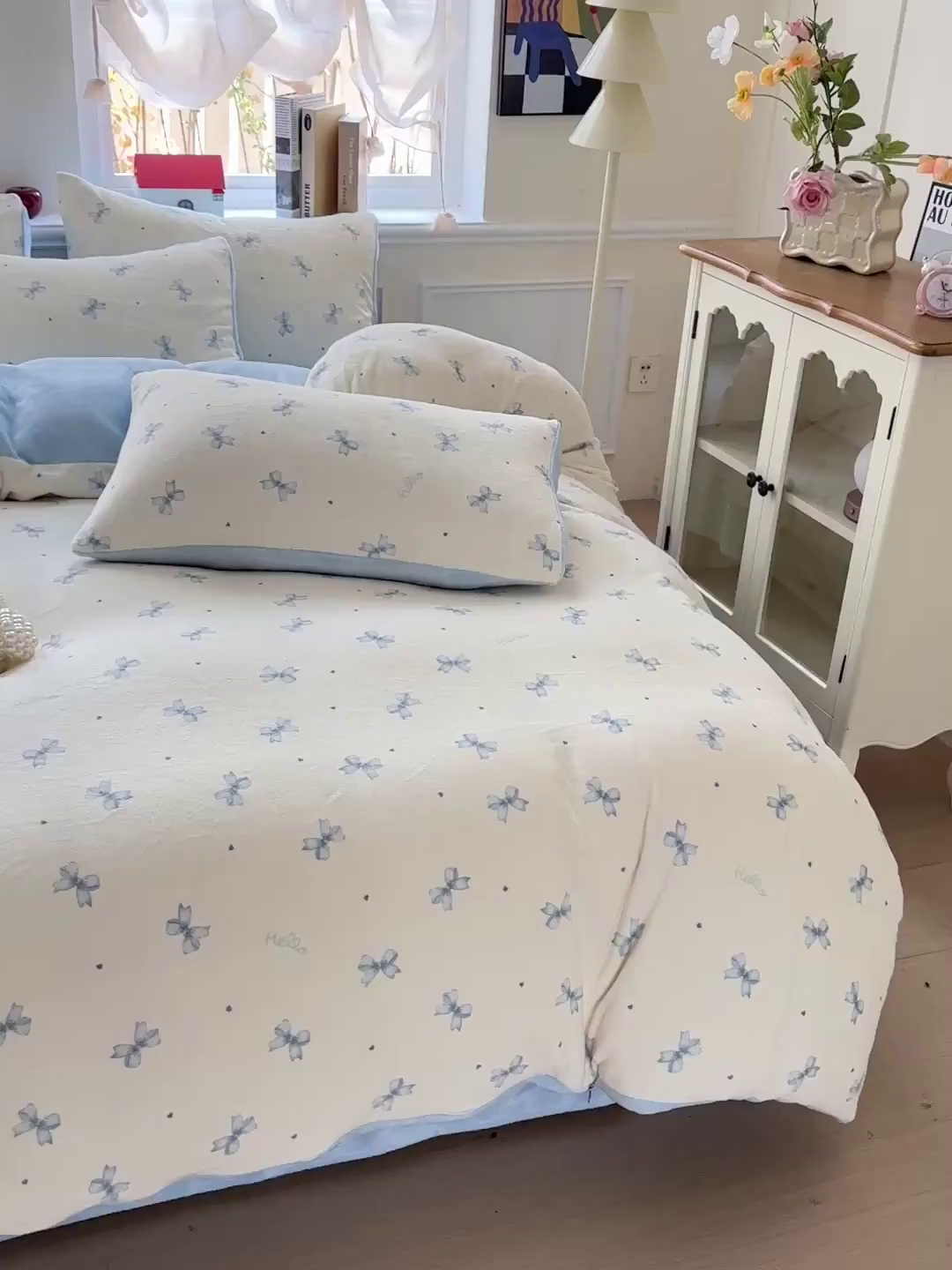 91家纺网 家纺一手货源 找家纺 水木坊 2025新款A加厚牛奶绒印花四件套-含买家秀 梦幻